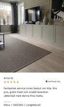 Ladda upp bild till gallerivisning, Kjellbergs Matta - Sisal Hampa