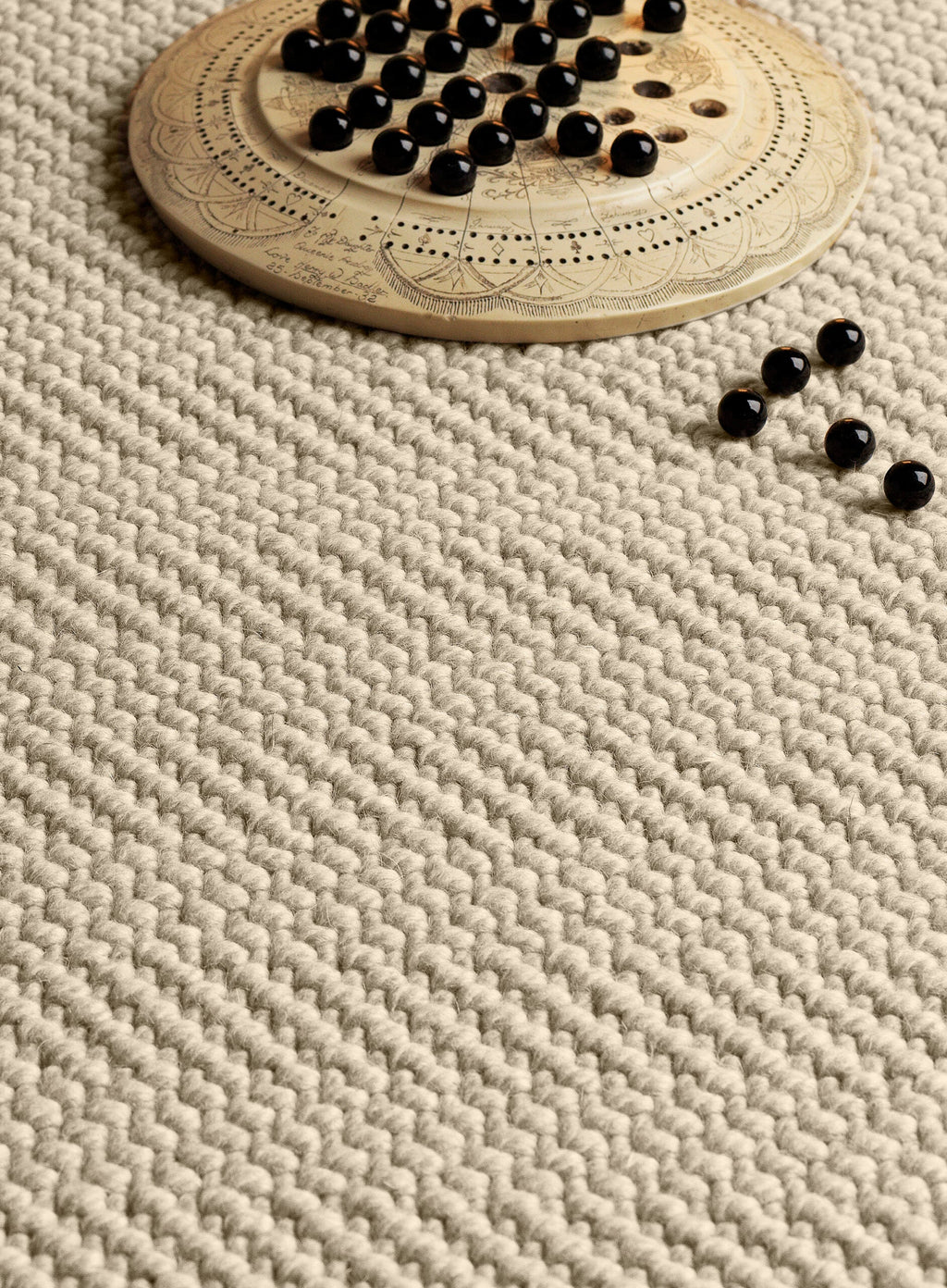 Jacaranda matta Natural Weave Herringbone Ullmatta