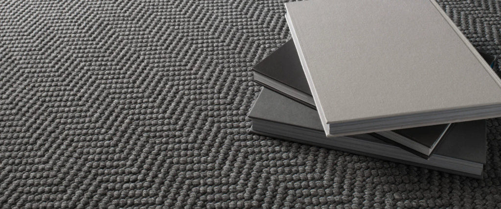 Jacaranda matta Natural Weave Herringbone Ullmatta