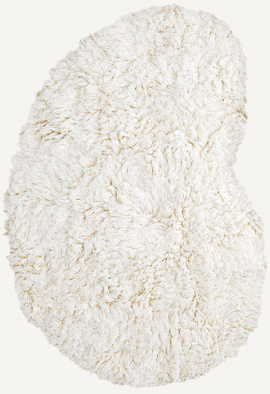 LAYERED RESIDUE SHAGGY ULLMATTA BONE WHITE