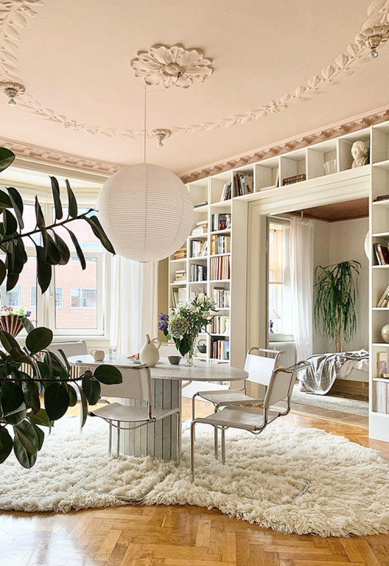 LAYERED RESIDUE SHAGGY ULLMATTA BONE WHITE