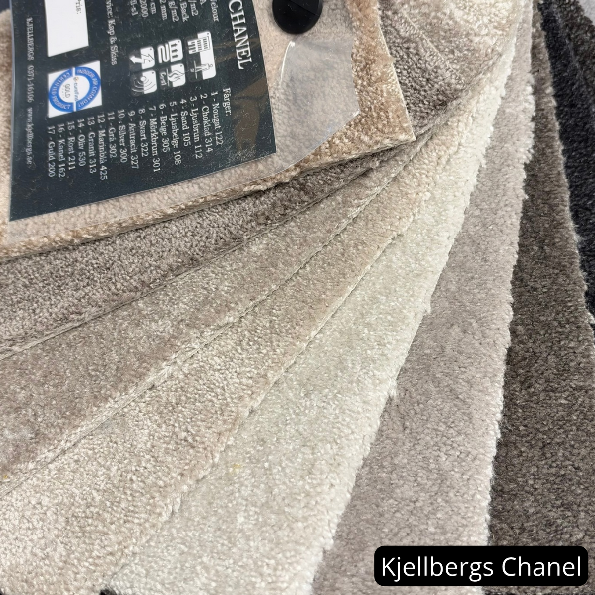 Kjellbergs Velourmatta Chanel