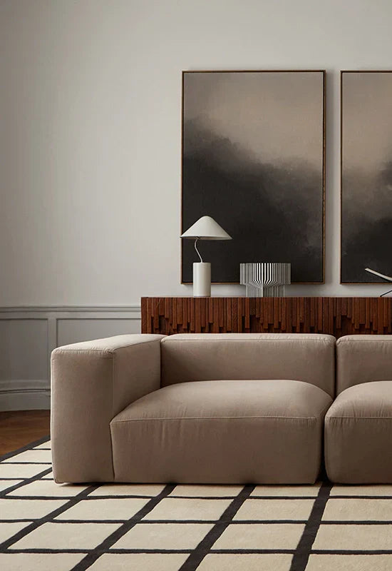 LAYERED AVENUE CHECKED ULLMATTA