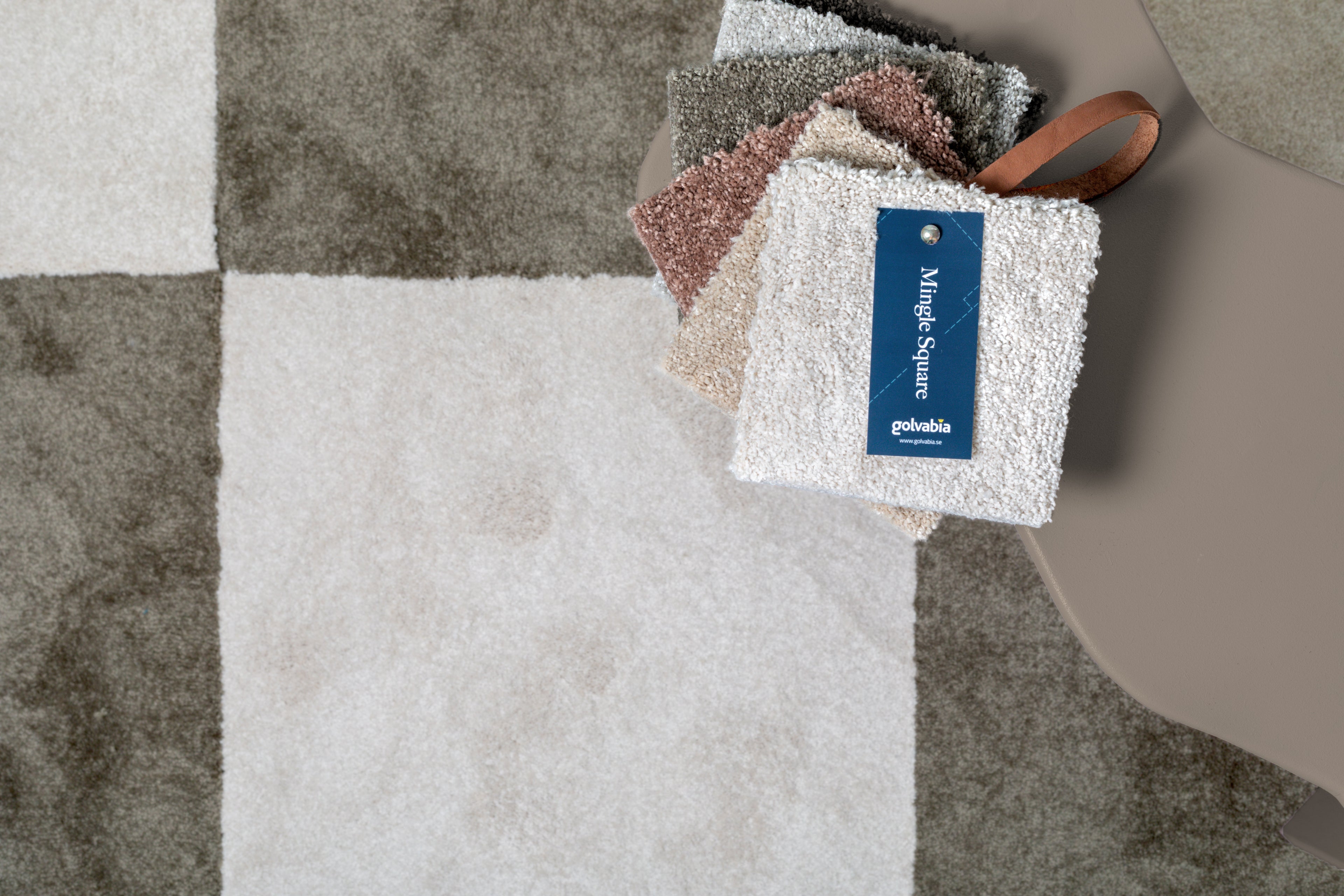 Golvabia Textilplattor Mingle Square 50 x 50 cm