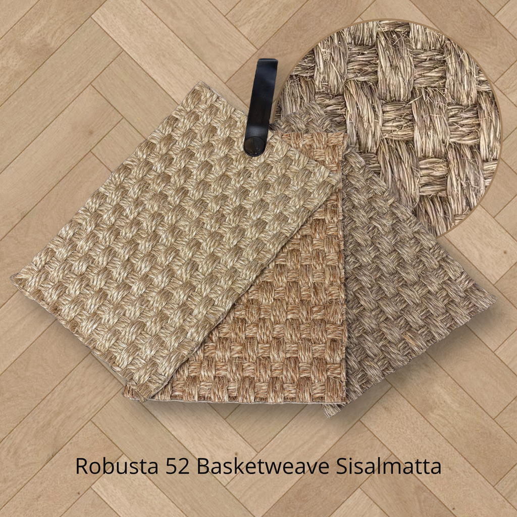 Robusta 52 Basketweave Sisalmatta